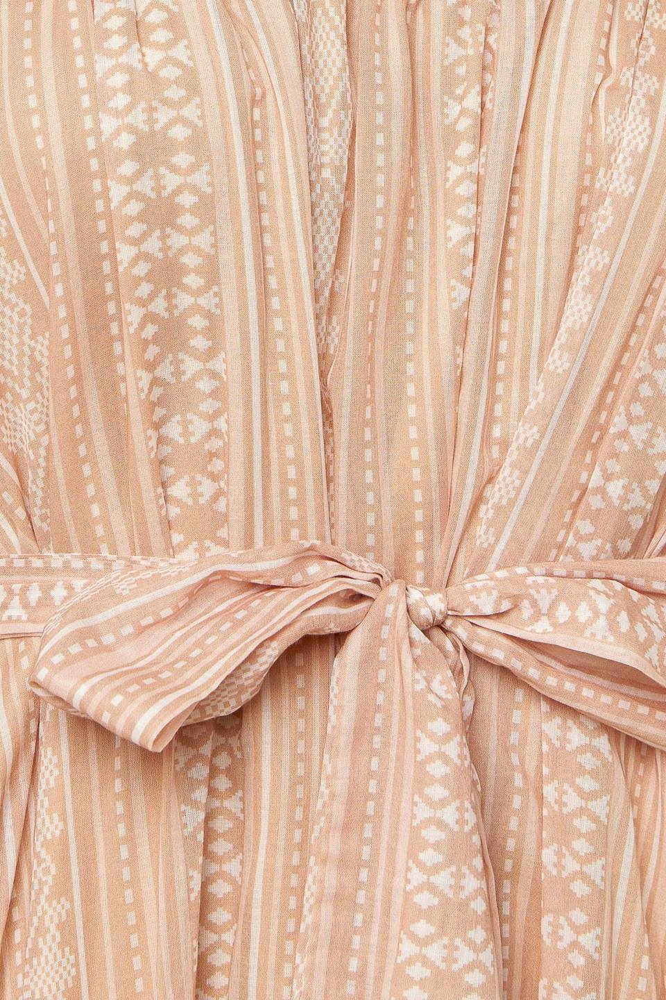 FROLIC THROUGH FIELDS WOVEN MIDI DRESS - By Baano