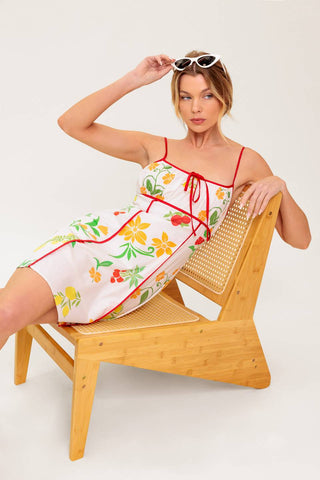 HEART OF GOLD WOVEN MINI DRESS - By Baano