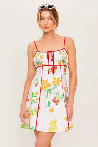 HEART OF GOLD WOVEN MINI DRESS - By Baano