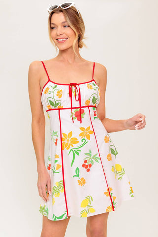 HEART OF GOLD WOVEN MINI DRESS - By Baano