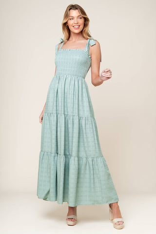 HORIZONS AHEAD WOVEN MAXI DRESS - By Baano