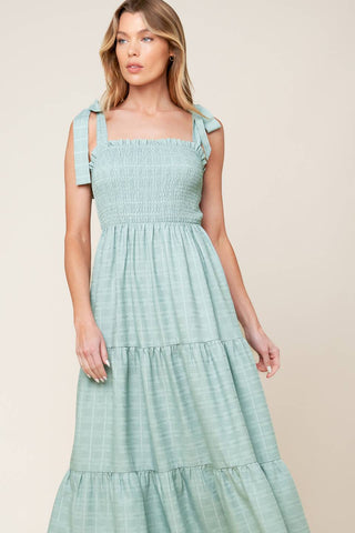 HORIZONS AHEAD WOVEN MAXI DRESS - By Baano