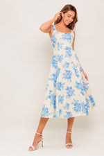 BLUEBELL BREEZE WOVEN MIDI DRESS - By Baano