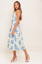 BLUEBELL BREEZE WOVEN MIDI DRESS - By Baano