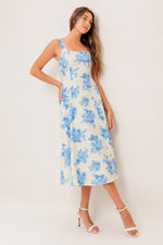 BLUEBELL BREEZE WOVEN MIDI DRESS - By Baano