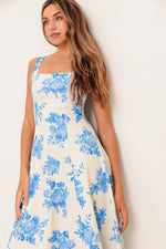 BLUEBELL BREEZE WOVEN MIDI DRESS - By Baano