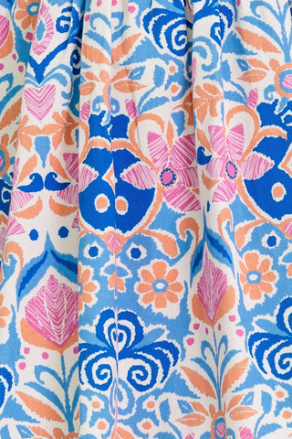 SUMMER BLOOM WOVEN MINI DRESS - By Baano
