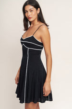 ALL EYES ON YOU WOVEN MINI DRESS Flying Tomato