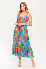 SLOW MOTION LOVE WOVEN MIDI DRESS - By Baano