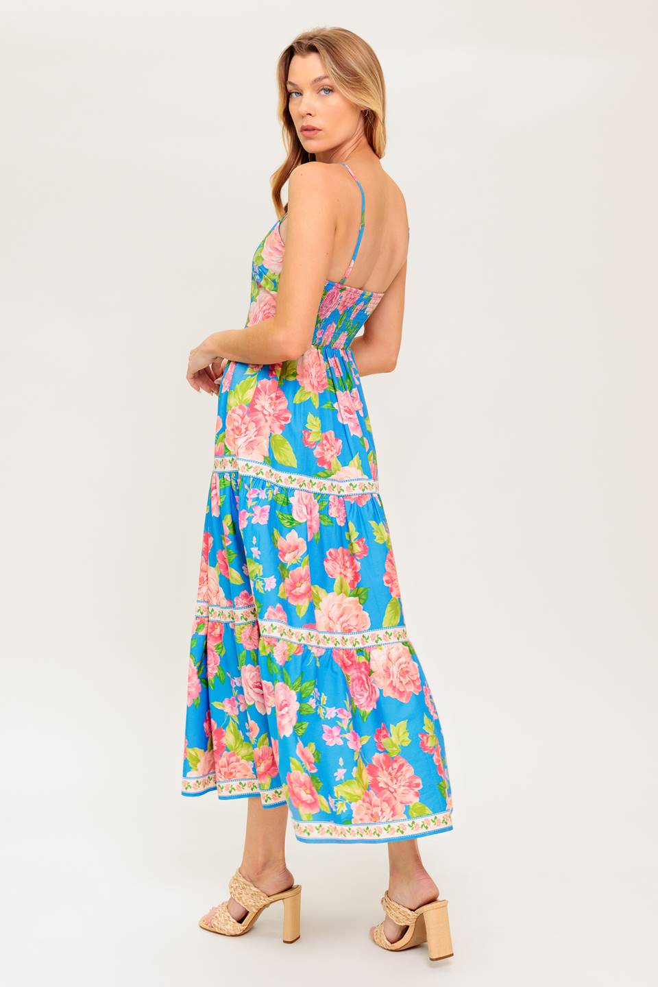 DAYLIGHT MUSE WOVEN MIDI DRESS - By Baano