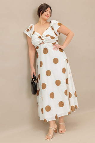 MOJITO MOOD WOVEN MIDI DRESS - By Baano