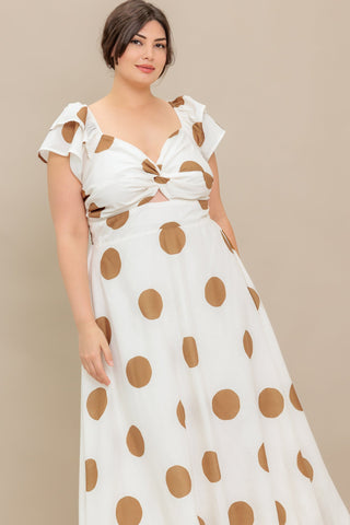 MOJITO MOOD WOVEN MIDI DRESS - By Baano