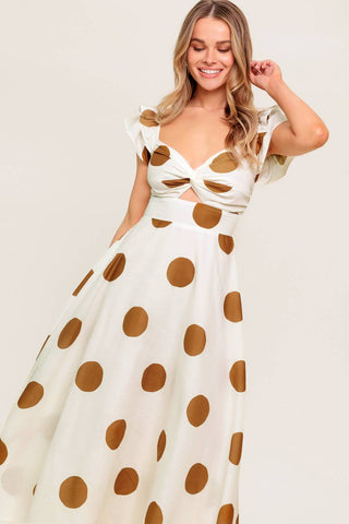 MOJITO MOOD WOVEN MIDI DRESS - By Baano