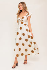 MOJITO MOOD WOVEN MIDI DRESS