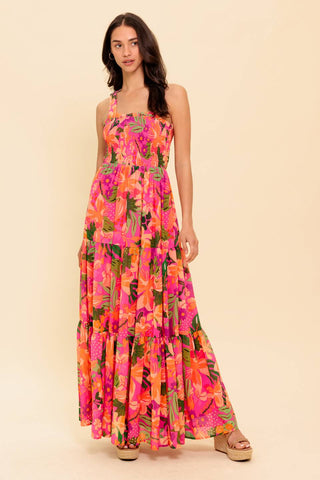 SUNRISE SOIREE WOVEN MAXI DRESS - By Baano