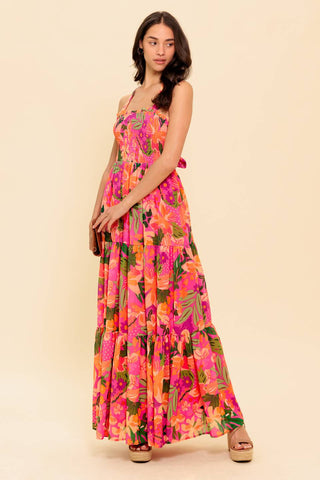 SUNRISE SOIREE WOVEN MAXI DRESS - By Baano