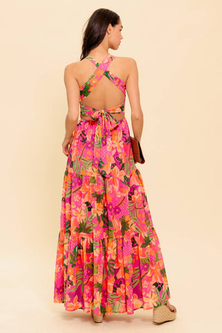 SUNRISE SOIREE WOVEN MAXI DRESS - By Baano