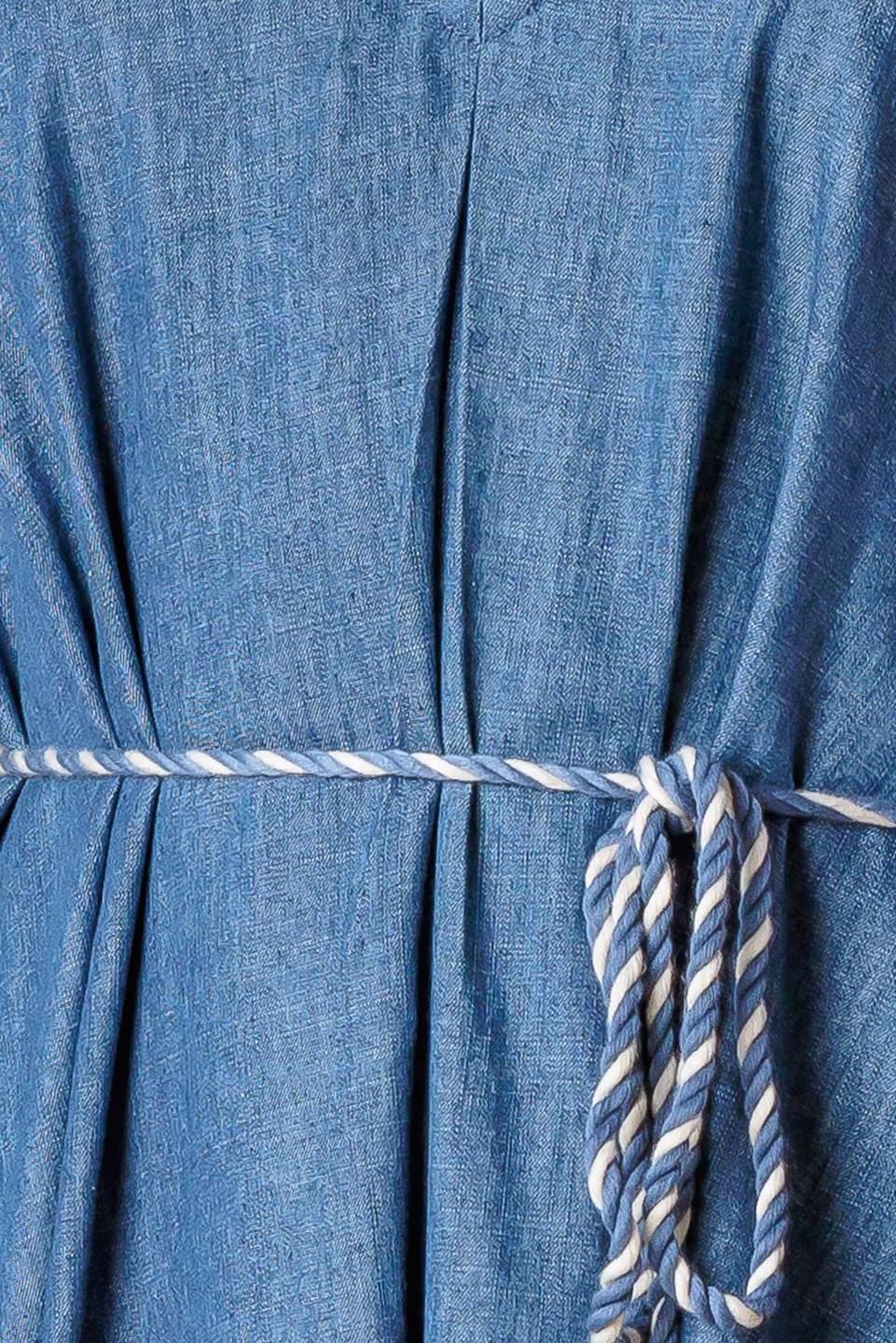 HEARTFELT MOMENT DENIM MIDI DRESS - By Baano