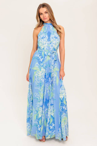 VACAY STATE OF MIND WOVEN MAXI DRESS