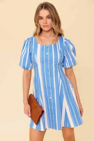 BUSCH GARDENS WOVEN MINI DRESS - By Baano