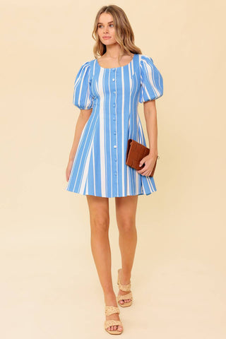 BUSCH GARDENS WOVEN MINI DRESS - By Baano