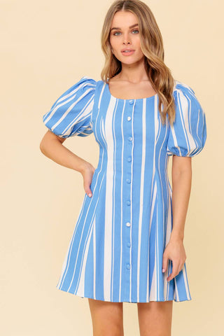 BUSCH GARDENS WOVEN MINI DRESS - By Baano
