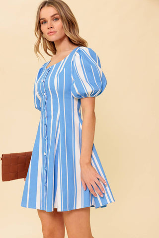 BUSCH GARDENS WOVEN MINI DRESS - By Baano