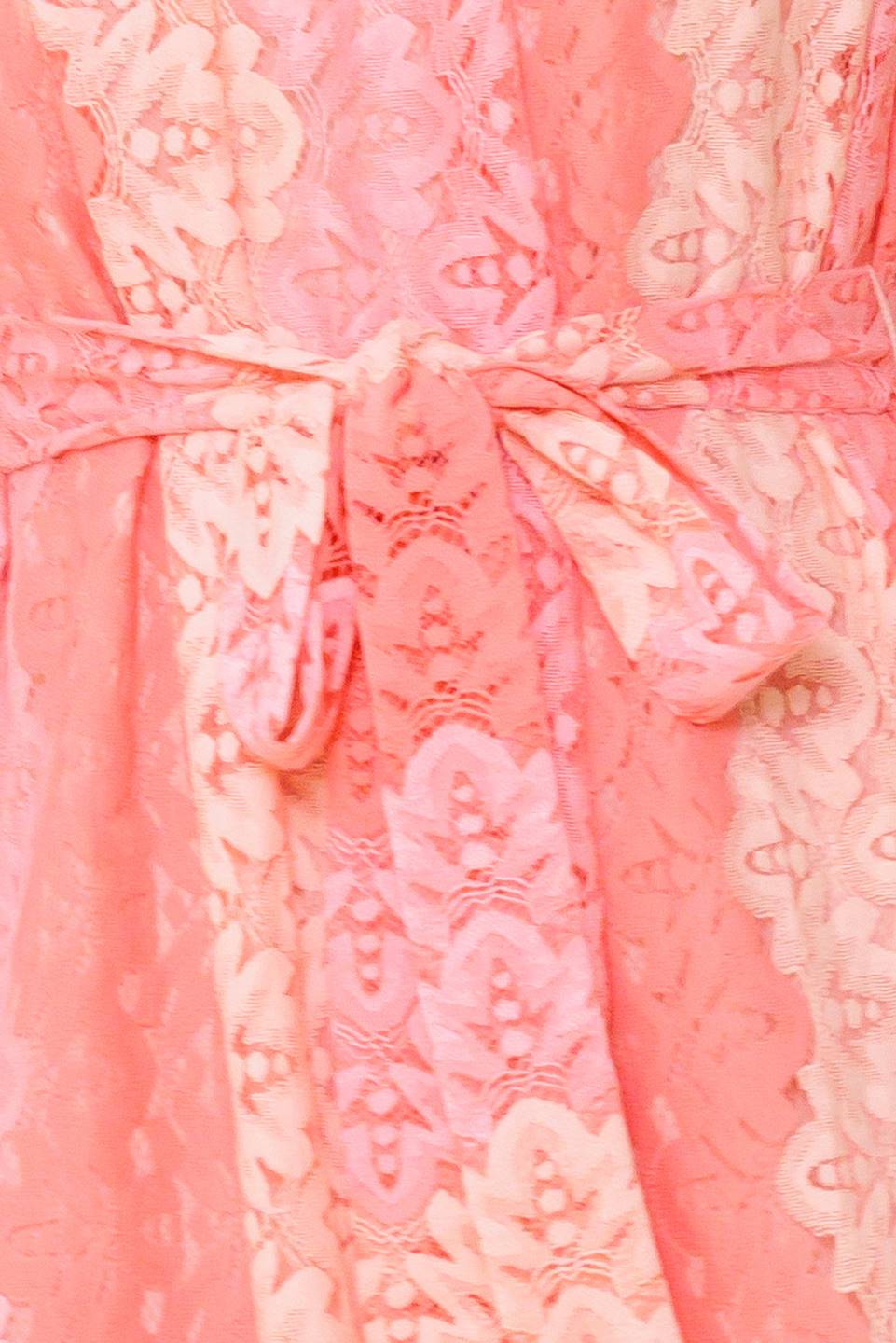 TAILOR MADE FOR YOU WOVEN LACE MIDI DRESS - By Baano