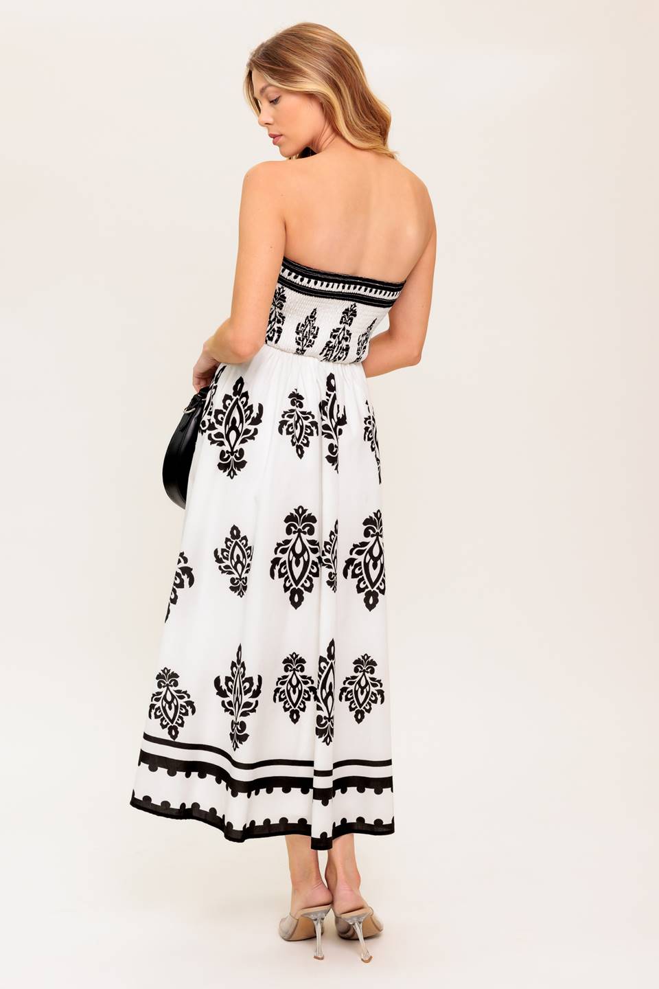 MYSTIC TWILIGHT WOVEN MDI DRESS - By Baano