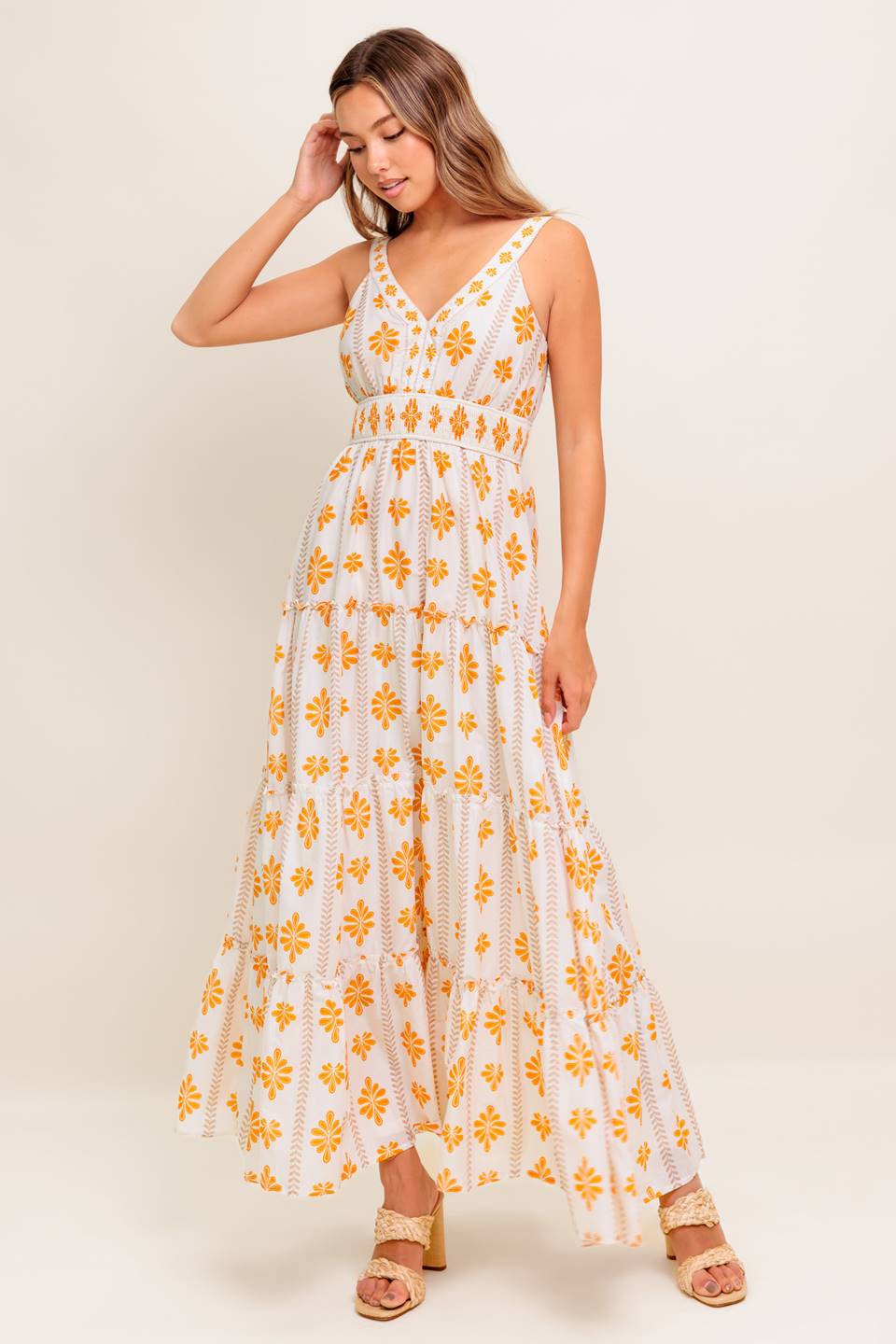 DAILY DELIGHT WOVEN MAXI DRESS - By Baano