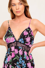 PURE SUNSHINE BLACK WOVEN MAXI DRESS - By Baano