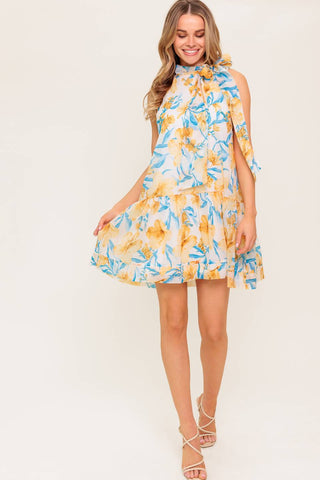 SUMMER SPELL IVORY WOVEN MINI DRESS - By Baano