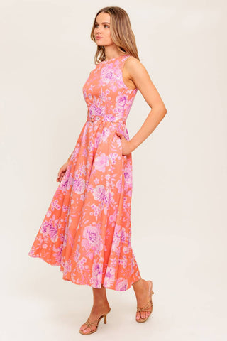 COASTLINE DREAM WOVEN MIDI DRESS - By Baano