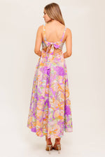 BREEZE SONG PINK WOVEN MIDI DRESS - By Baano