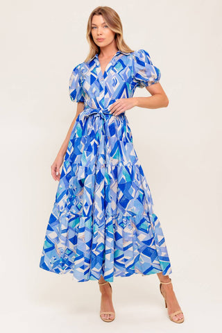 FAITHFUL WISH OYSTER WOVEN MDI DRESS - By Baano