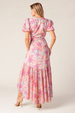 BLESS YOUR HEART CORAL WOVEN MINI DRESS - By Baano