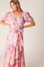 BLESS YOUR HEART CORAL WOVEN MINI DRESS - By Baano