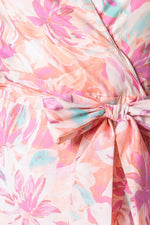 BLESS YOUR HEART CORAL WOVEN MINI DRESS - By Baano