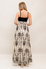 PALM PARADISE WOVEN MAXI DRESS - By Baano