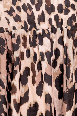 FOREVER YOURS LEOPARD WOVEN MINI DRESS - By Baano