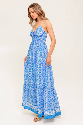WILDFLOWER RHAPSODY WOVEN MAXI DRESS - By Baano