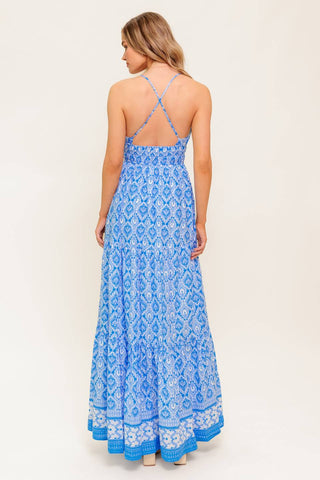 WILDFLOWER RHAPSODY WOVEN MAXI DRESS - By Baano