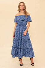 YOU'RE UNFORGETTABLE WOVEN MDI DRESS - By Baano
