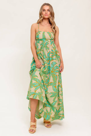 BLOSSOM SPELL WOVEN MAXI DRESS - By Baano