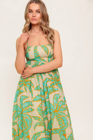 BLOSSOM SPELL WOVEN MAXI DRESS - By Baano