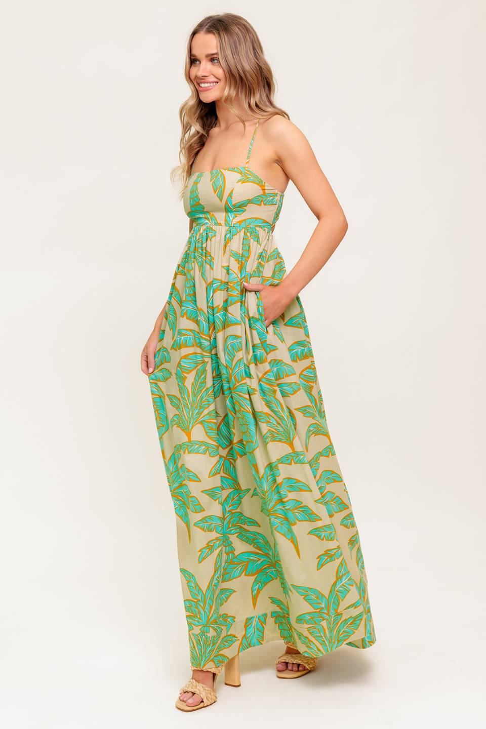 BLOSSOM SPELL WOVEN MAXI DRESS - By Baano