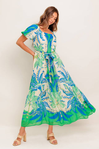 PALM SPRING NIGHTS WOVEN MAXI DRESS - By Baano