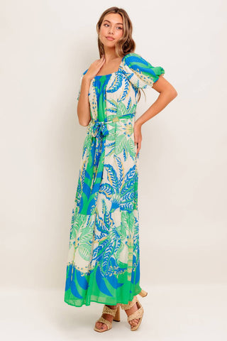 PALM SPRING NIGHTS WOVEN MAXI DRESS - By Baano