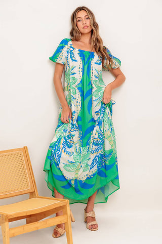 PALM SPRING NIGHTS WOVEN MAXI DRESS - By Baano