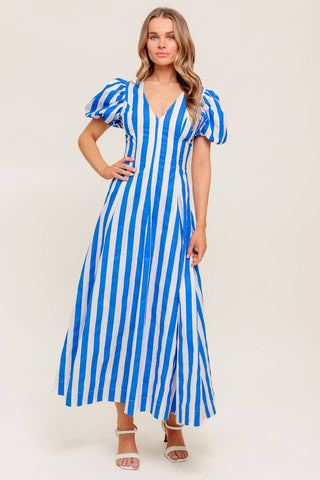 SERENITY TOUCH WOVEN MIDI DRESS - By Baano
